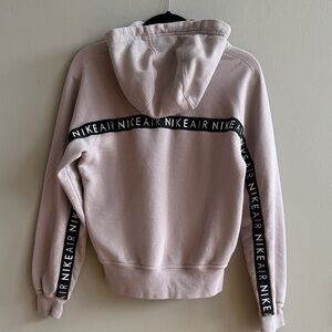 Nike Air Light Pink Hoodie with Black Detailing